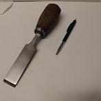 Mooie oude zware  steekbeitel beitel van Nooitgedagt 32mm, Antiek en Kunst, Antiek | Gereedschap en Instrumenten, Ophalen of Verzenden