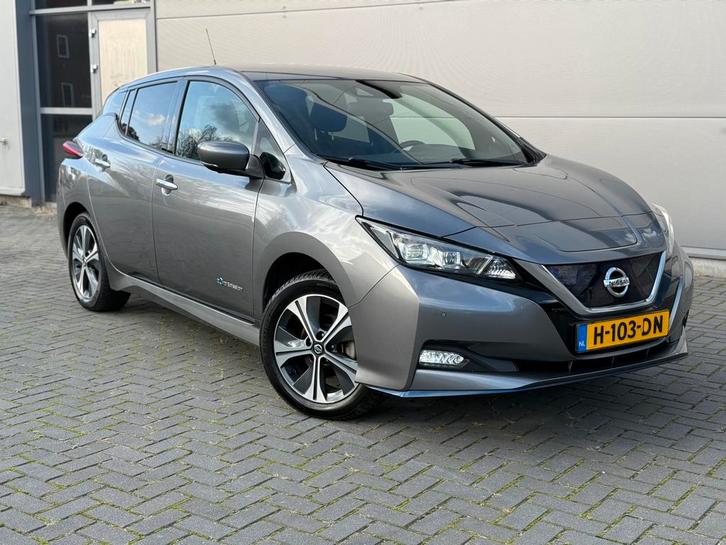 Nissan Leaf Electric e+ 62kWh 2019 Grijs, Auto's, Nissan, Particulier, Leaf, Elektrisch, Hatchback, Automaat, Origineel Nederlands