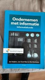 Jan Snijders - Ondernemen met informatie, Jan Snijders; Bas Baalmans; Jan-Carel Bast, Ophalen of Verzenden, Management, Zo goed als nieuw