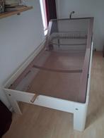 Auping Auronde 1 persoons bed 90x200 wit, Ophalen, 90 cm, Eenpersoons, Wit