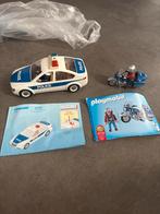 Playmobil Politie Auto & Motor Set, Ophalen of Verzenden, Gebruikt, Complete set