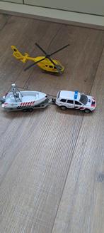 Speelgoed Traumaheli, Politieauto & Boot, Ophalen, Gebruikt
