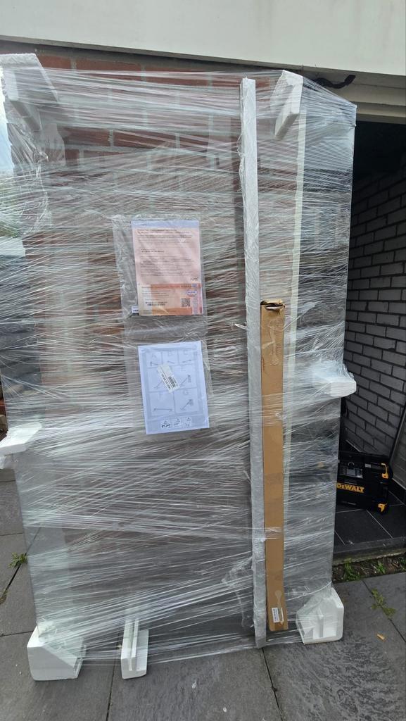 HÜPPE Design pure Walk-In zijwand 120 cm, met dwarsbalk, 6 m, Huis en Inrichting, Badkamer | Complete badkamers, Nieuw, Ophalen of Verzenden