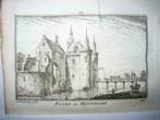 199 / Montfoort de Poort Kopergravure 18e Eeuw, Antiek en Kunst, Kunst | Etsen en Gravures, Ophalen of Verzenden