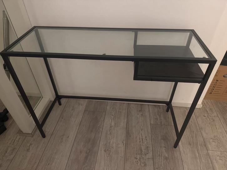IKEA Vittsjö Computertafel 100x36, Computers en Software, Laptoptafels, Zo goed als nieuw, Ophalen of Verzenden