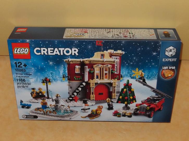 LEGO 10263  Expert Brandweerkazerne  winter nieuw, Kinderen en Baby's, Speelgoed | Duplo en Lego, Nieuw, Ophalen of Verzenden