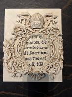 Decoratief barok wandreliëf – Pauselijk wapen, Ophalen of Verzenden
