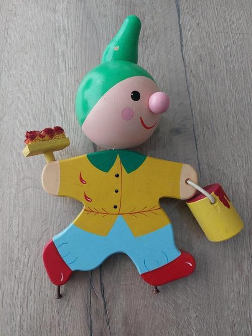 Houten Figuur / Pop - Schilder (Beroepen), Verzamelen, Poppen, Gebruikt, Ophalen of Verzenden