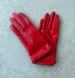 Ongedragen! Vintage rode handschoenen maat 7.5, Kleding | Dames, Mutsen, Sjaals en Handschoenen, Ophalen of Verzenden, Nieuw, Maat 38/40 (M)
