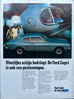Advertentie Ford capri, Ophalen of Verzenden, Gelezen, Ford