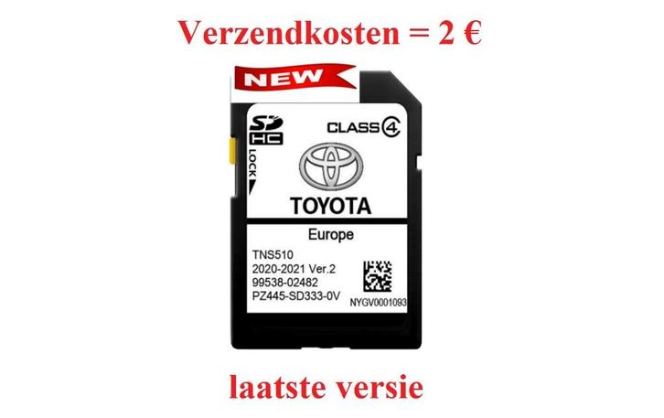 Toyota TNS 510 Navigatie SD kaart ✅ 2020-25 EUROPA, Computers en Software, Navigatiesoftware, Nieuw, Landkaarten, Heel Europa