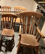 Engelse stoelen, Huis en Inrichting, Stoelen, Ophalen, Gebruikt, Bruin, Vijf, Zes of meer stoelen