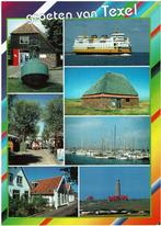 Ansichtkaart 'Groeten van Texel', veerboot, huisjes, jachtha, Verzenden, 1980 tot heden, Gelopen, Waddeneilanden