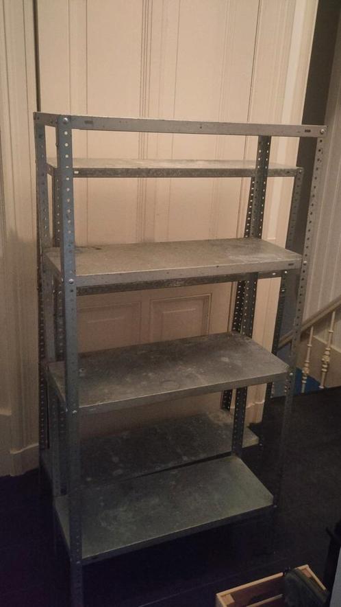 Gebruikte metalen stellingkasten, Huis en Inrichting, Kasten | Stellingkasten, Gebruikt, Ophalen