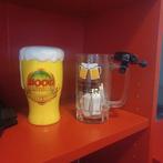 Bierglas met fietsbel  en bierspaarpot, Verzenden, Zo goed als nieuw, Bierglas