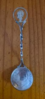 Antieke zilveren Lepel rijksdaalder 1939 van Wilhelmina., Antiek en Kunst, Ophalen of Verzenden
