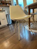 Vijf witte eetkamerstoelen MUST SELL, Huis en Inrichting, Stoelen, Vijf, Zes of meer stoelen, Modern, Overige materialen, Gebruikt