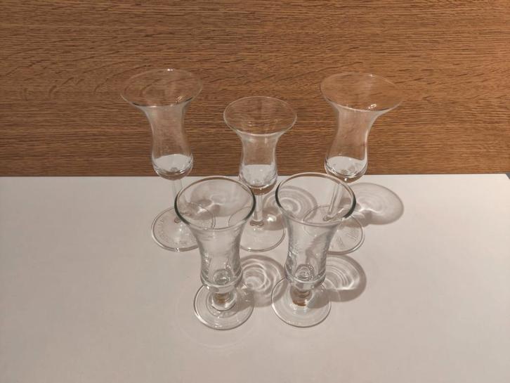 Jeneverglazen Set, Verzamelen, Glas en Borrelglaasjes, Gebruikt, Overige typen, Ophalen of Verzenden