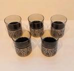 Glazen met Tinnen Houder Pewter Norway, Ophalen of Verzenden