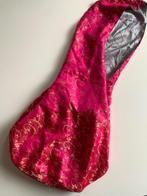 Buidel dames tas van zijde uit Sri Lanka zgan (R73), Ophalen of Verzenden, Zo goed als nieuw, Roze, Overige typen