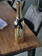 Goudkleurige champagne decoratie vaas, Ophalen of Verzenden, Zo goed als nieuw, Overige kleuren, Minder dan 50 cm