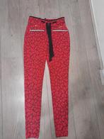 Leuke rode Zip73 travelstof broek maat S, Zip73, Ophalen of Verzenden, Zo goed als nieuw, Maat 36 (S)