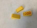 Lego dakpan 4x2 geel, Ophalen of Verzenden, Gebruikt, Losse stenen, Lego