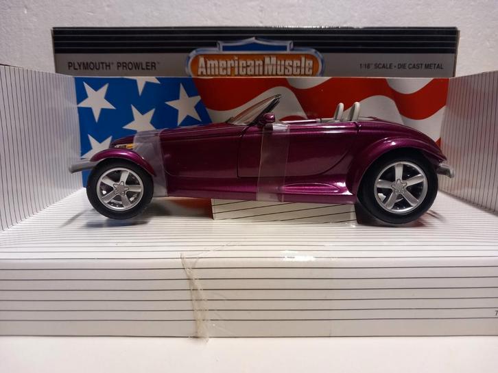 Plymouth Prowler Spyder Roafster cabriolet ERTL 1:18 KRD, Hobby en Vrije tijd, Modelauto's | 1:18, Zo goed als nieuw, Auto, ERTL