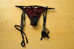 NIEUWE zwart met rode string Hunkemoller maat S/M sierlinten, Hunkemöller, Verzenden, Zwart, String
