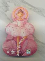 Djeco puzzel prinses in mooie doos - 36 stukjes, Ophalen of Verzenden, 10 tot 50 stukjes, Zo goed als nieuw, 2 tot 4 jaar