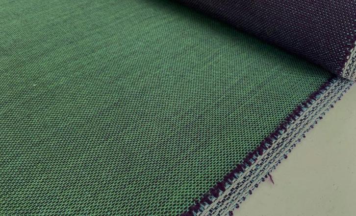 Gabriel Crisscross 2601; groen/turquoise/paars; meubelstof, Hobby en Vrije tijd, Stoffen en Lappen, Nieuw, Wol, 120 cm of meer