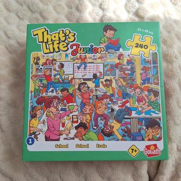 That's Life Junior puzzel 240 stukjes nr. 1 School  beschikbaar voor biedingen