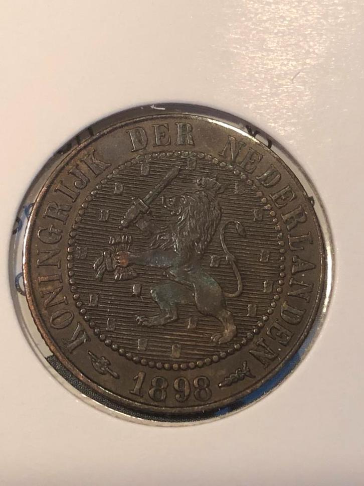 2 1/2 Cent 1898 Wilhelmina - Zeldzaam!, Postzegels en Munten, Munten | Nederland, Losse munt, 5 cent, Koningin Wilhelmina, Ophalen of Verzenden