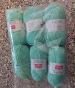 Ongebruikt 6 bollen Phildar Cabotine Menthe 3,5 50 grams, Ophalen of Verzenden, Nieuw, Breien of Haken, Wol of Garen