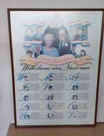 Poster 50 jarig huwelijksfeest Juliana & Bernhard 1937-1987, Verzamelen, Koninklijk Huis en Royalty, Nederland, Ophalen of Verzenden