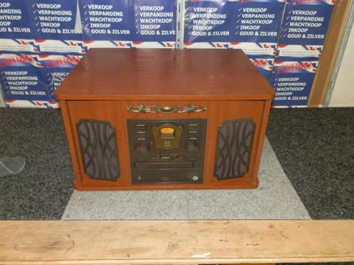 Platenspeler Elta 1237 retro set radio cd cassette speler, Audio, Tv en Foto, Platenspelers, Gebruikt, Platenspeler, Overige merken