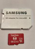 nintendo Sandisk micro sd kaart 128gb, Overige, Ophalen of Verzenden, Zo goed als nieuw, MicroSDXC