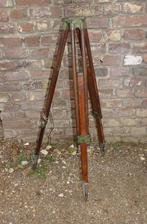 oude houten statief driepoot voor lamp uit de jaren 40, Antiek en Kunst, Ophalen
