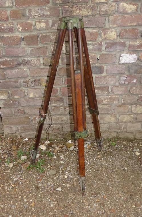 oude houten statief driepoot voor lamp uit de jaren 40, Antiek en Kunst, Curiosa en Brocante, Ophalen