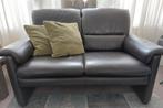2- zits bank leer, Ophalen, Zo goed als nieuw, 75 tot 100 cm, Leer