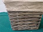 rieten mand met jute, Ophalen of Verzenden, 'T Olde Gre-j, Info@toldegrej.nl, Endepoelstraat 20f Didam