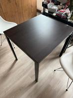 IKEA Vangsta Uitschuifbare Tafel Bruin/Zwart, Huis en Inrichting, Tafels | Eettafels, Kunststof, Zo goed als nieuw, Vier personen