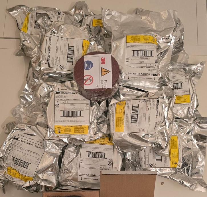 3M Cubitron fiber slijpschijven + steunschijven 125mm, Doe-het-zelf en Verbouw, Gereedschap | Machine-onderdelen en Toebehoren