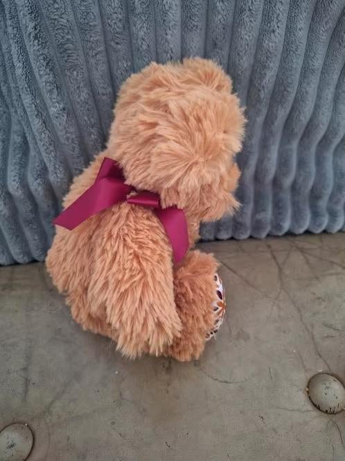 Beer met rode strik knuffel hh, Esbe, Beer, Onbekend, Ophalen of Verzenden