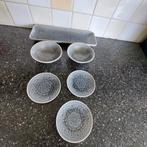 Albert Heijn cakeschaal en schaaltjes, Ophalen of Verzenden, Overige stijlen, Porselein, Schaal of Schalen