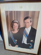 Sratieportret Beatrix en Claus, Verzamelen, Koninklijk Huis en Royalty, Ophalen, Gebruikt, Kaart, Foto of Prent