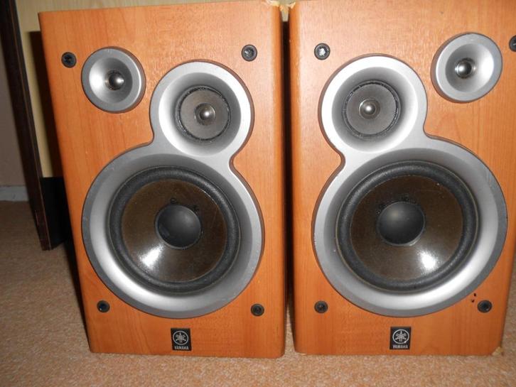 Goede Yamaha NX-GX505 3 weg luidsprekers, Audio, Tv en Foto, Luidsprekers, Refurbished, Front, Rear of Stereo speakers, Minder dan 60 watt