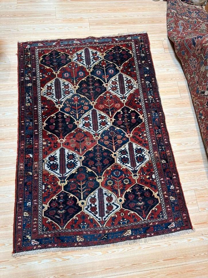 Tapijt Perzisch Bakhtiar 210 x 145 cm, Huis en Inrichting, Stoffering | Tapijten en Kleden, Zo goed als nieuw, 100 tot 150 cm