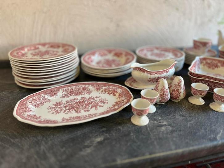 Vitro Porselein Servies Fasan - Kupferdruck, Antiek en Kunst, Antiek | Servies compleet, Ophalen of Verzenden