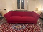 Mooie wijnrode 3-zits bank in nette staat, Ophalen, Driepersoons, 75 tot 100 cm, Zo goed als nieuw